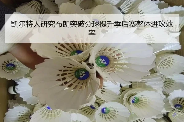 凯尔特人研究布朗突破分球提升季后赛整体进攻效率